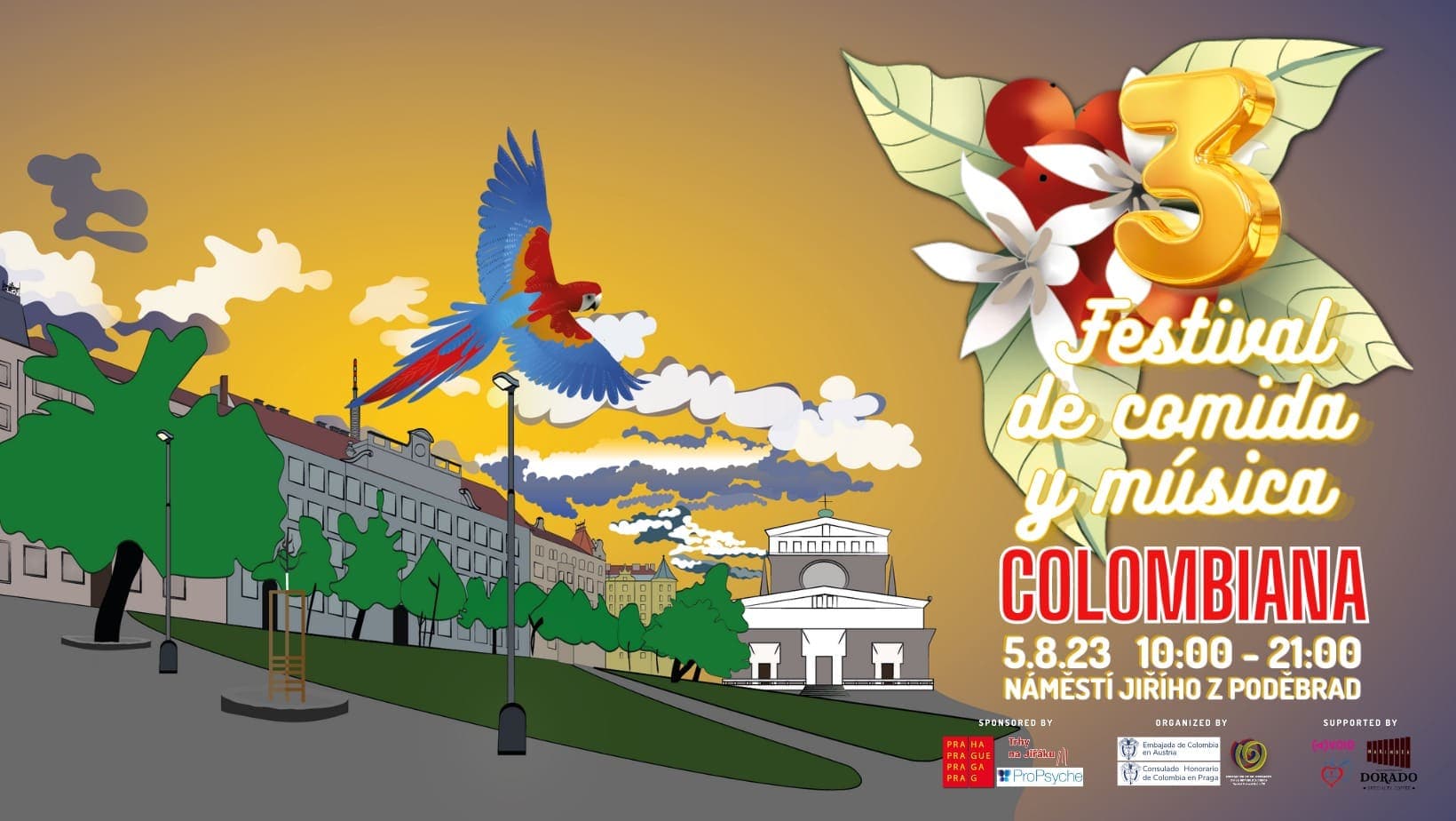 5 августа в Праге пройдет Колумбийский фестиваль еды и музыки