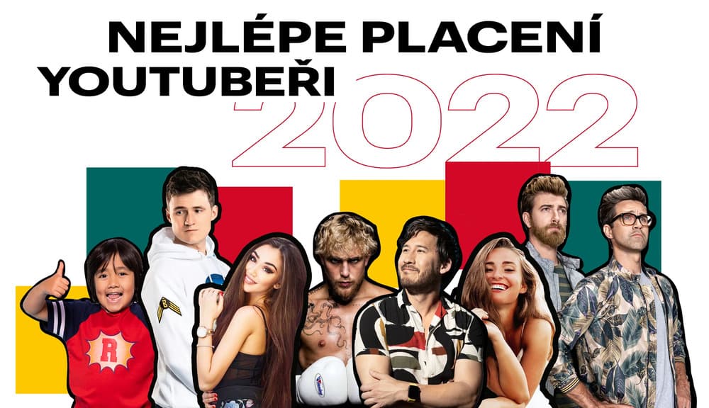  Forbes назвал топ-10 ютуберов в Чехии, которые зарабатывают больше всех