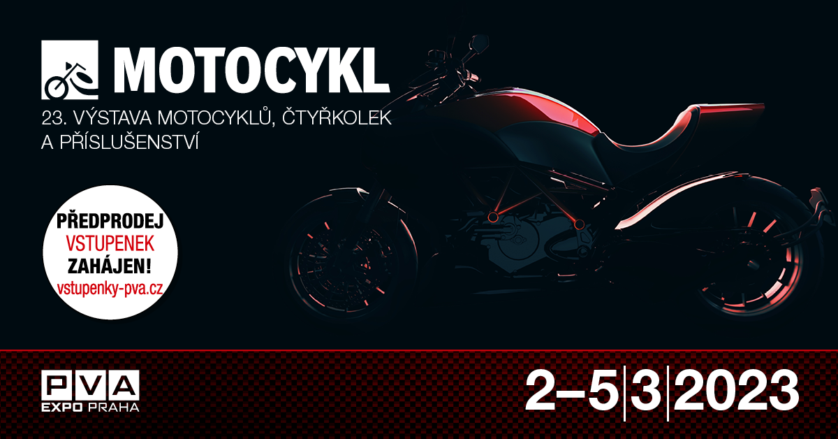 Со 2 по 5 марта в PVA EXPO PRAHA пройдет выставка Motocykl 2023
