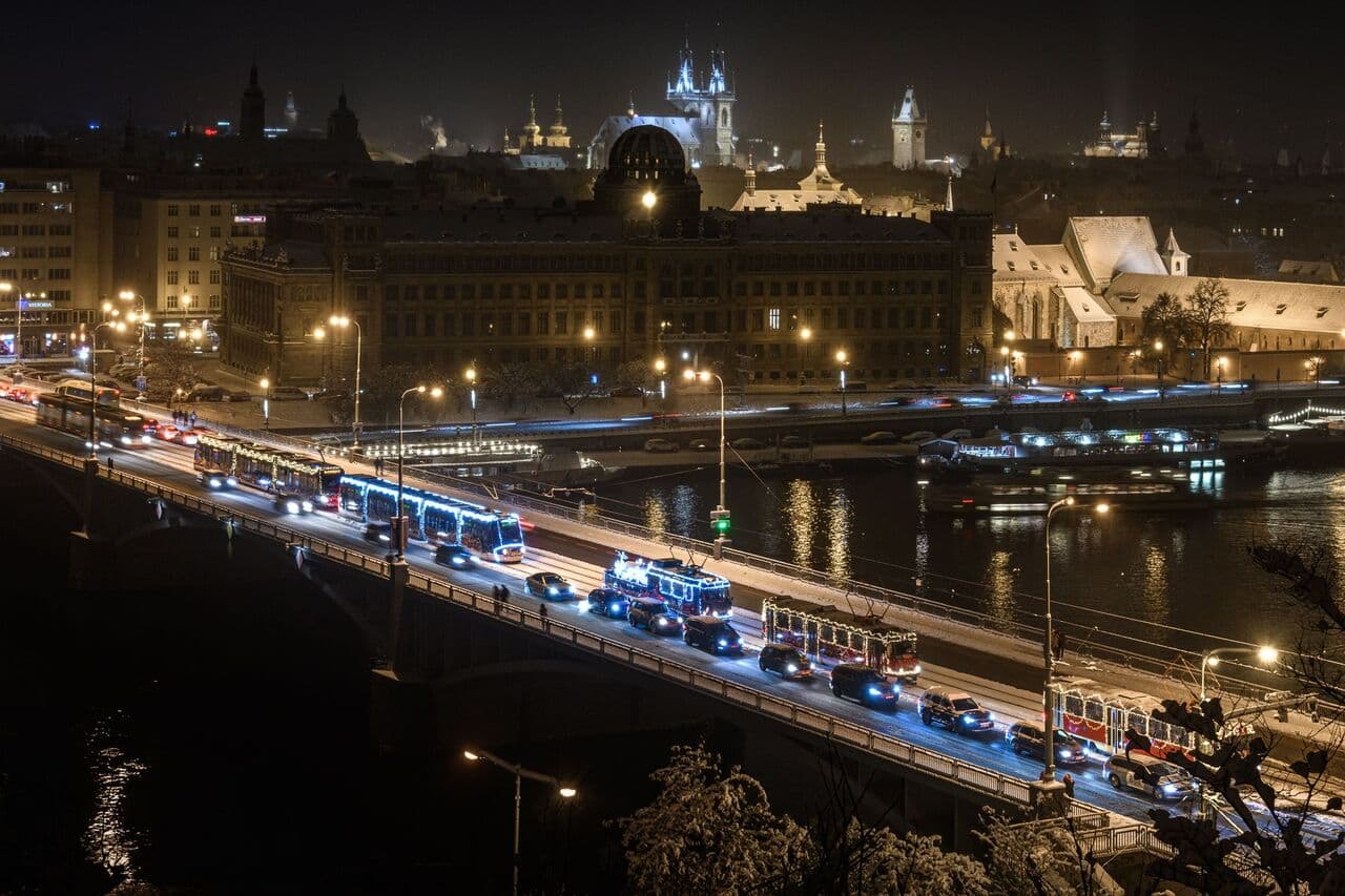 Как будет работать общественный транспорт в Праге в новогодний период