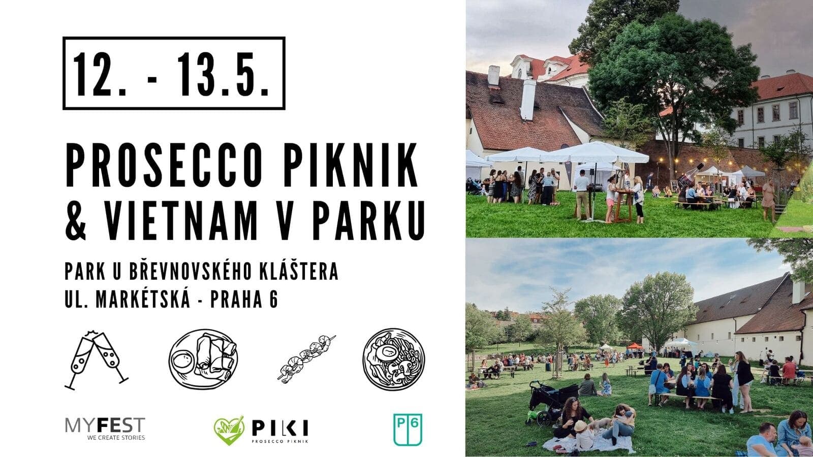 12 и 13 мая в Праге состоится необычное мероприятие: пикник просекко и вьетнамской кухни