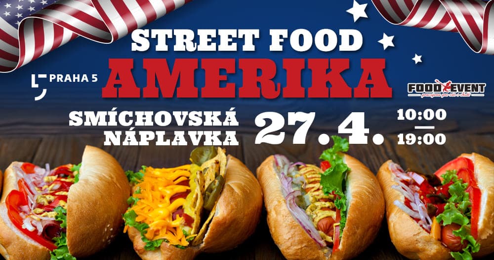 27 апреля в Праге пройдет тематический фестиваль уличной кухни Street food + Amerika