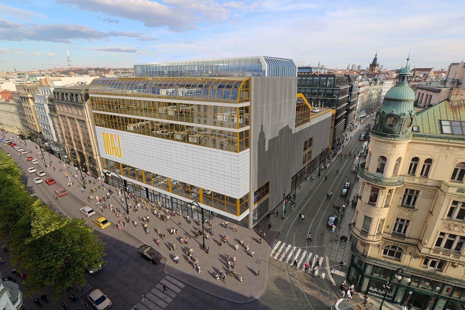 В июне в Праге вновь откроется торговый дом Máj