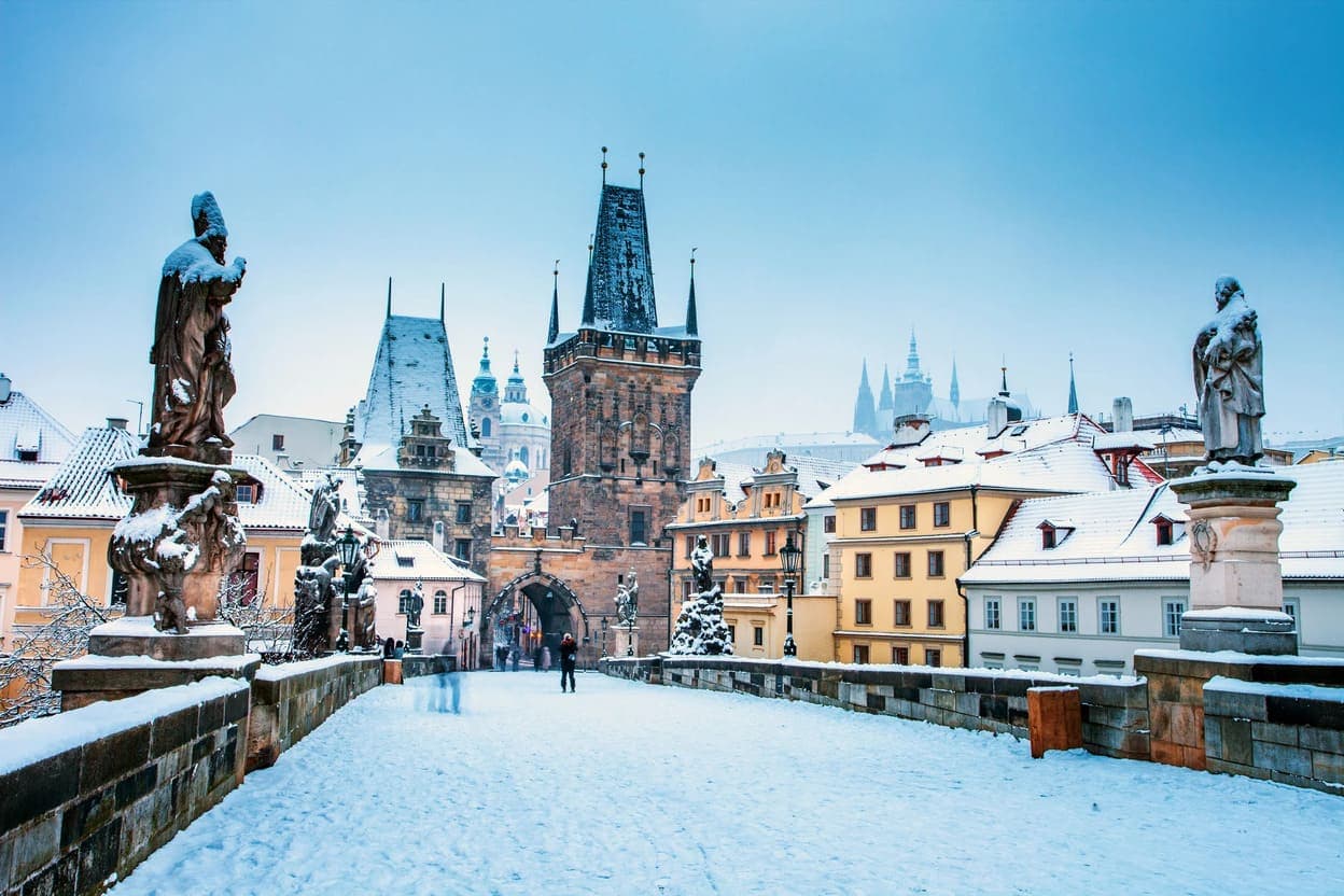 Прага заняла второе место в топ-10 недорогих мест для зимнего отдыха в Европе в 2023 году
