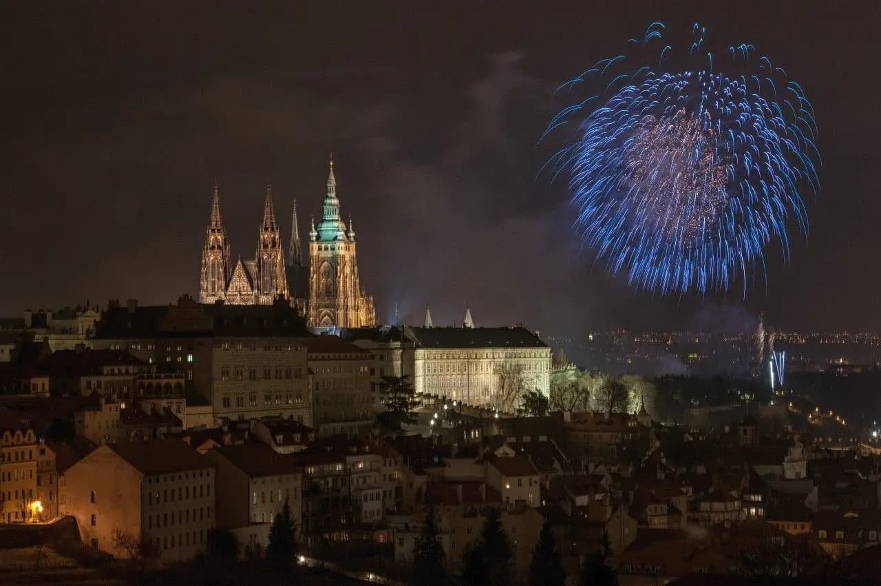 Где в Праге будет действовать запрет на использование пиротехники на Новый Год 2024