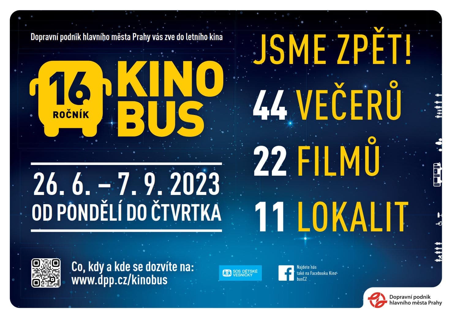 С 26 июня по Праге снова будет ездить Kinobus