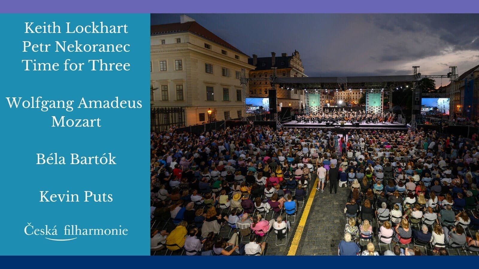 21 июня в Праге состоится концерт симфонического оркестра Open Air koncert 2023