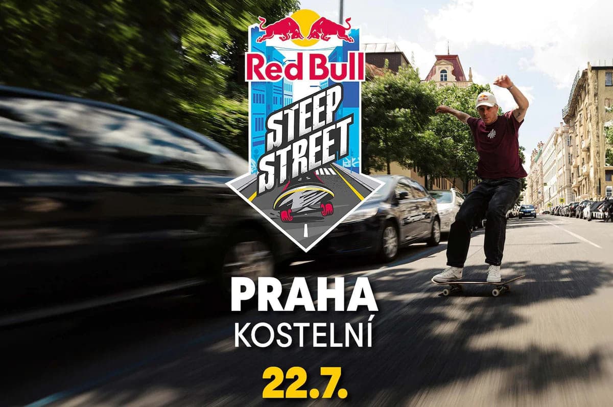 22 июля в Праге пройдет соревнование по уличному скейтбордингу Red Bull Steep Street