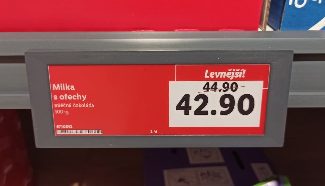 Lidl в Чехии меняет ценники