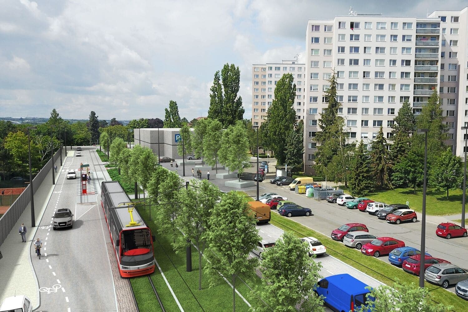22 октября в Праге состоится торжественное открытие нового участка трамвайных путей Dědina – Divoká Šárka
