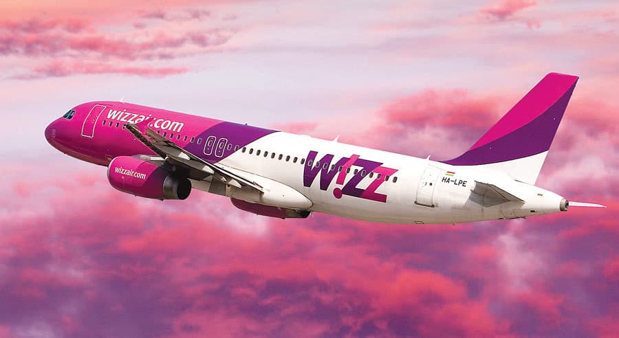 Компания Wizz Air объявила о двух новых маршрутах из Праги в Италию