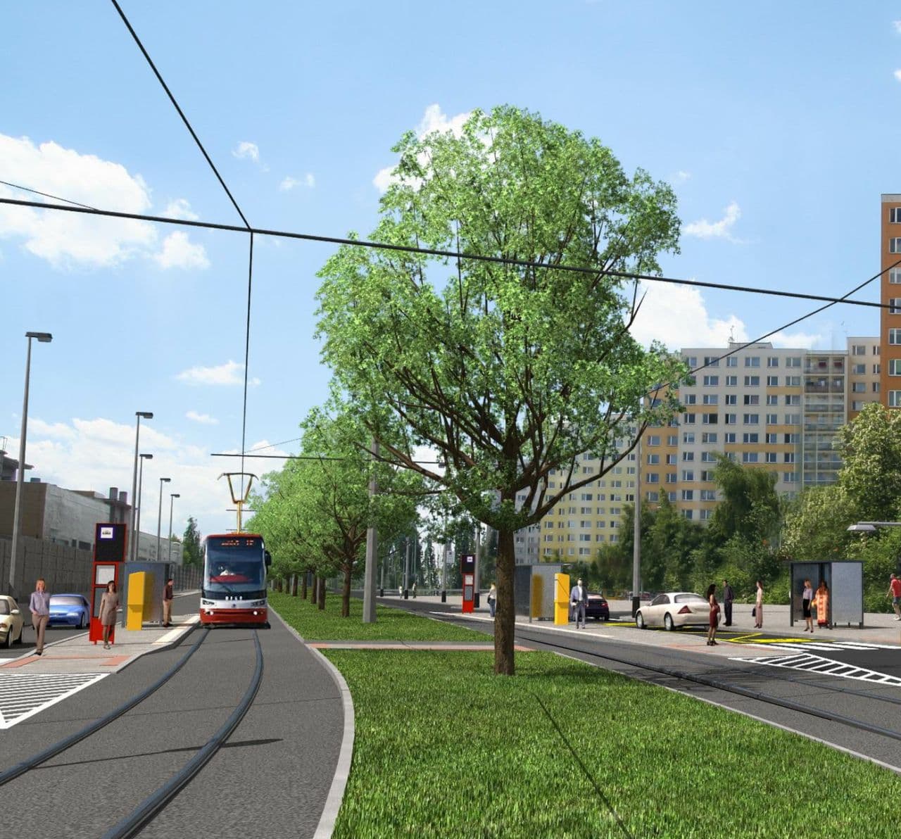 В Праге появится новая трамвайная линия