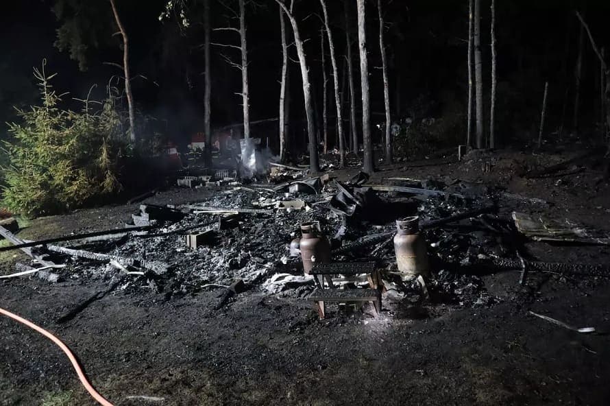В кемпинге в Чехии сгорело 12 машин и один прицеп
